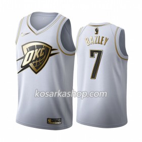 Dres Oklahoma City Thunder Darius Bazley 7 Nike 2019-20 Bijela Golden Edition Swingman